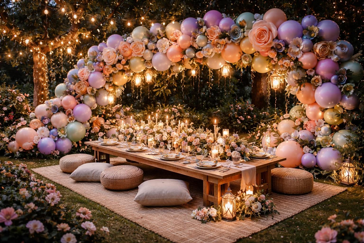 Allestimenti con palloncini per feste a tema: come creare ambientazioni originali