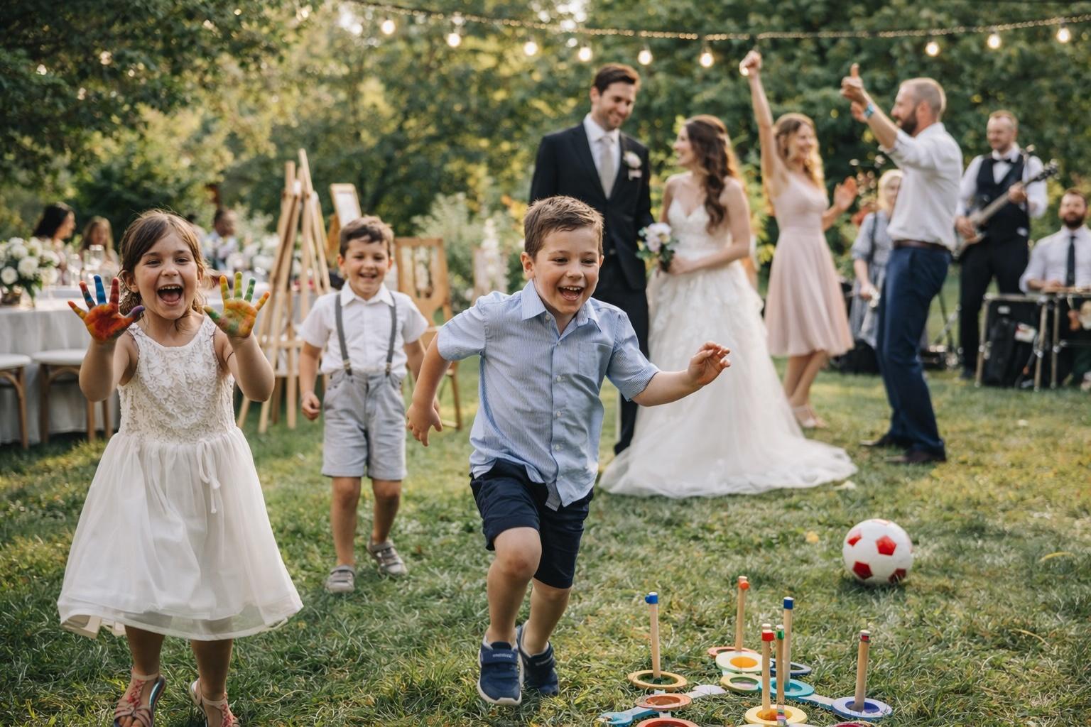 Animazione matrimonio: intrattenimento per bambini e adulti senza compromessi