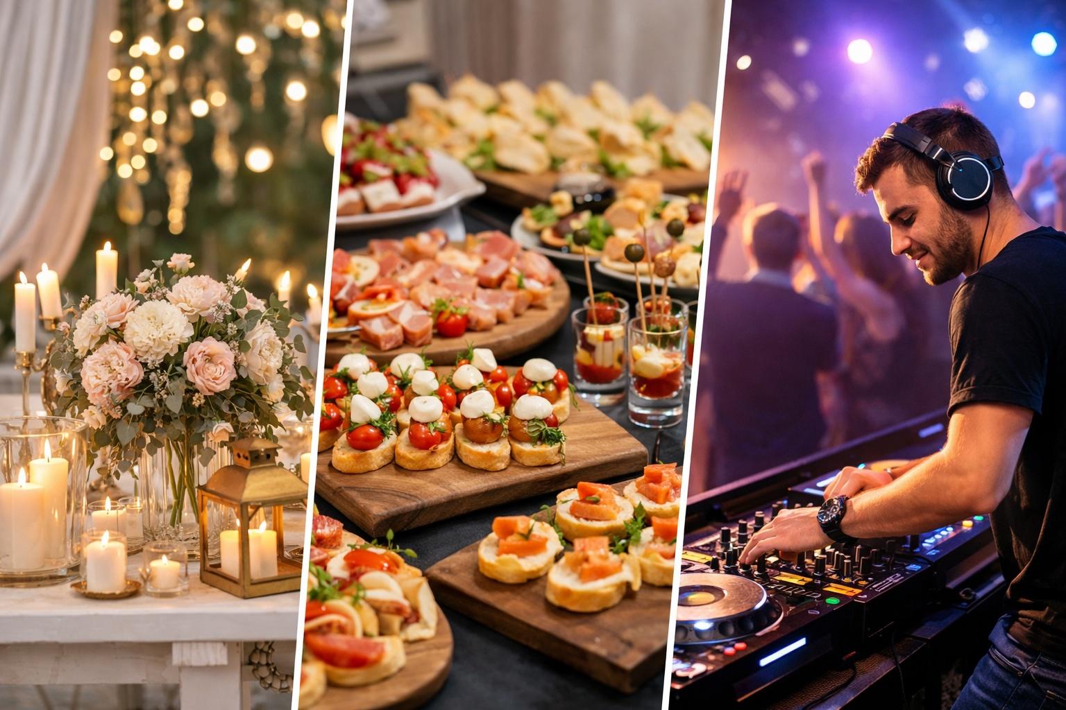 Allestimento, catering e intrattenimento: come bilanciare le scelte