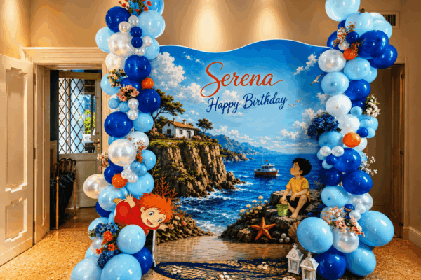 A Luxury Ponyo-Inspired Celebration on Lake Como.
