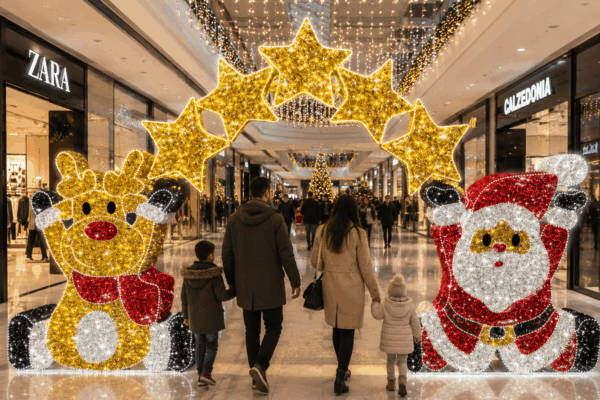 babbo-natale-renna-arco-stelle-centro-commerciale