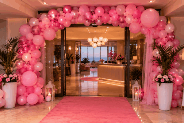 ingresso-hotel-notte-rosa-palloncini.