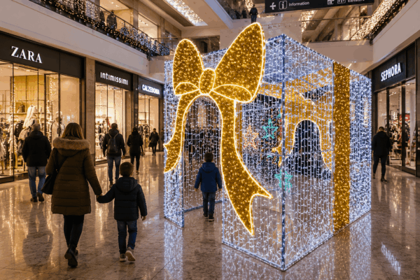 pacco-regalo-luminoso-3d-centro-commerciale