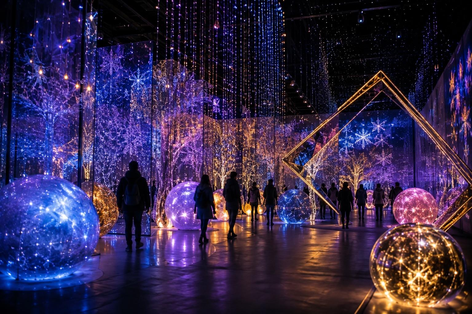 Installazioni luminose immersive: il nuovo trend del Natale esperienziale