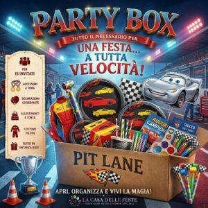 Party Box Cars per 15 invitati