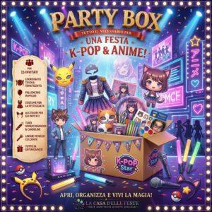 Party Box K-Pop per 15 invitati