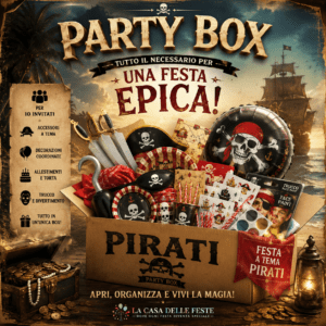 Party Box Pirati per 15 invitati