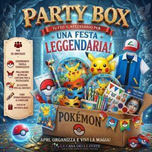 Party Box Pokémon per 15 invitati