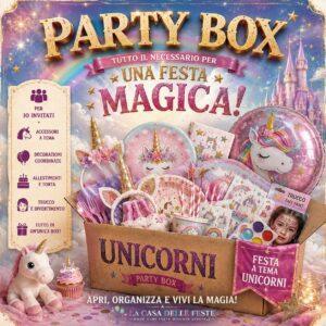 Party Box Unicorno per 15 invitati