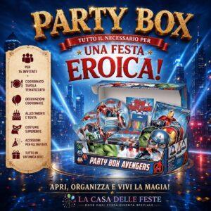 Party Box Avengers per 15 invitati