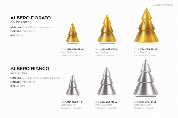 ALBERI BIANCO ORO - HERO