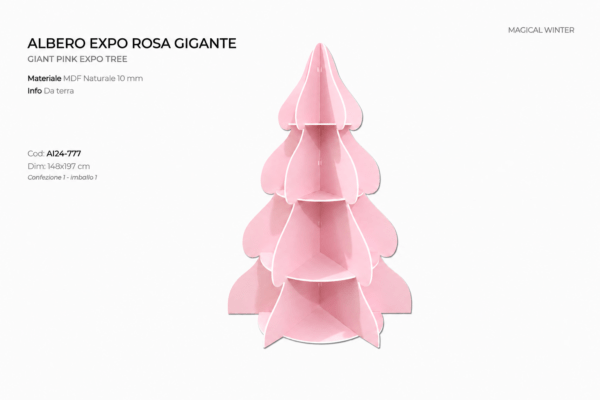 ALBERO EXPO - rosa - APPOGGIO HERO CANDY PASTELLO
