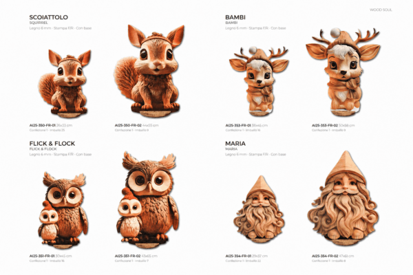 ANIMALETTI LEGNO - HERO E APPOGGIO LODGE
