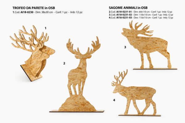 ANIMALI LEGNO - natural - HERO LODGE