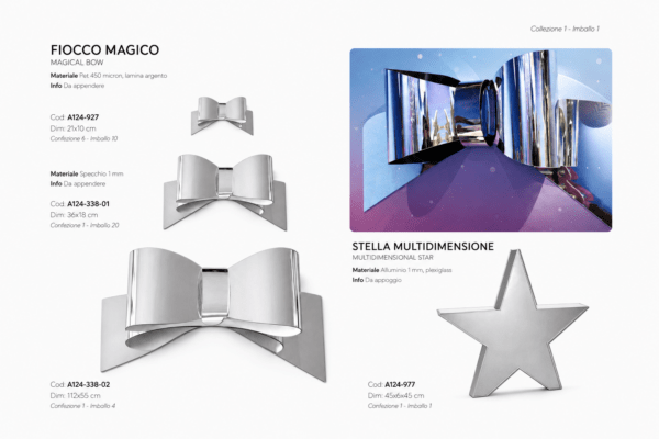 FIOCCO PET + LAMINA ARGENTO - ELEGANT