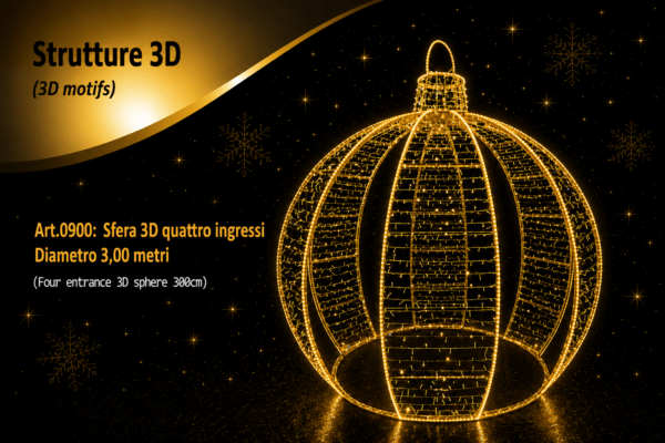 PHOTOBOOT PALLINA GIGANTE LUMINOSA