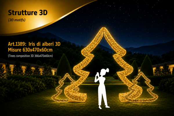 PORTALE PHOTOBOOT ALBERI LUMINOSI