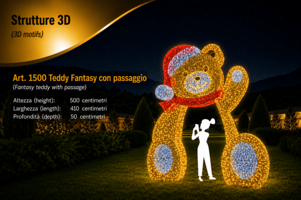 PORTALE PHOTOBOOT ORSETTO LUMINOSO