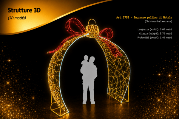 PORTALE PHOTOBOOT PALLINA LUMINOSA