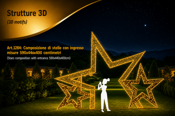 PORTALE PHOTOBOOT STELLE LUMINOSE